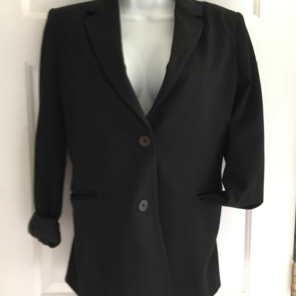 Vintage Bloomingdales Women's Size 8 Black Blazer